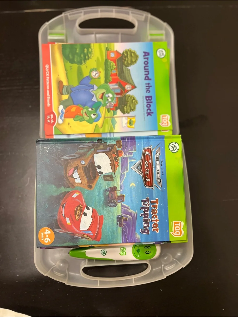 Tag Reading learning System with Green and White Electronic Pen and 29 Book set
